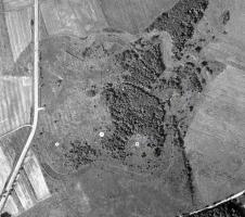 Ligne Maginot - SOETRICH - A11 - (Ouvrage d'artillerie) - Etat des avants en 1960.
Les blocs sont encore bien visibles.