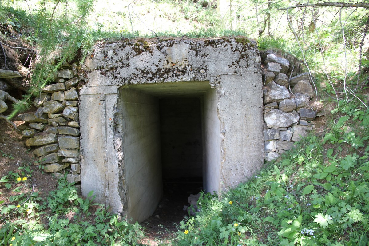 Ligne Maginot - PC de quartier de SOMMET BUCHER - Entrée gauche - Alain Perouffe