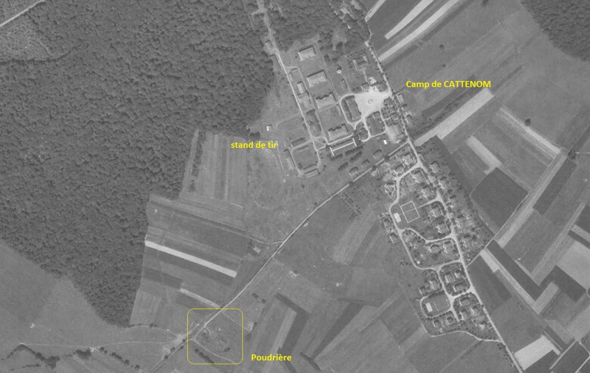 Ligne Maginot - CATTENOM (Dépôt de Munitions) -  - IGN - Géoportail 1963