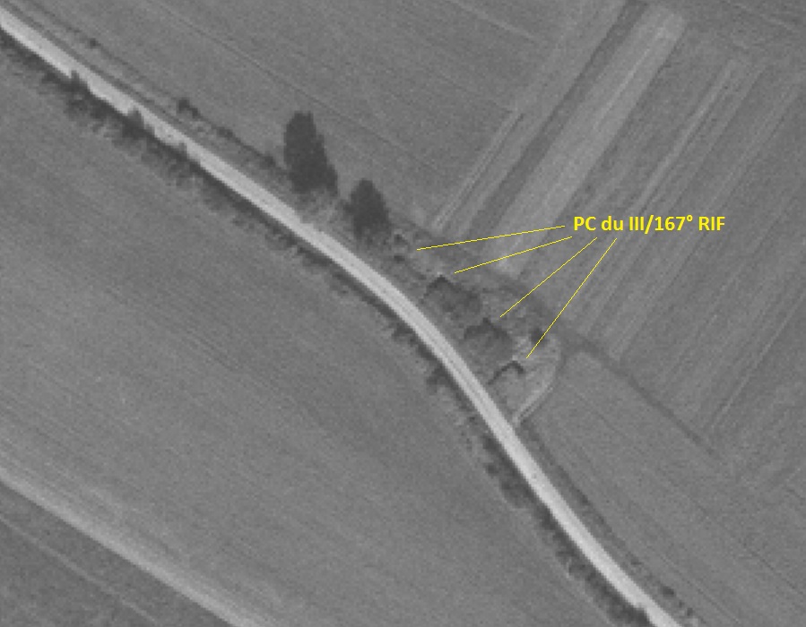 Ligne Maginot - Cb72 - HASLOCH (3-167° RIF) - Quartier GAVISSE (PC de Quartier) -  - IGN - Géoportail 1967