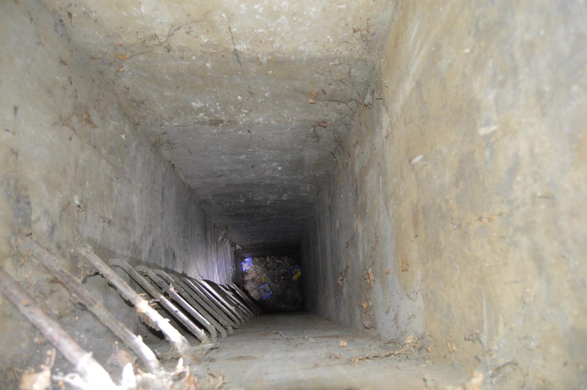 Ligne Maginot - SAINT ANTOINE 3 - (Blockhaus pour arme infanterie) - Le puits d'accès à la galerie comblé - Michal Prasil