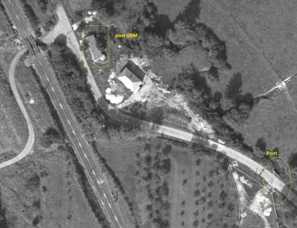 Ligne Maginot - ALZING - (Poste GRM - Maison Forte) -  - IGN - Géoportail 1961
