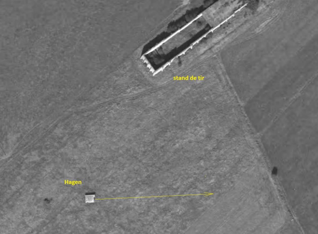 Ligne Maginot - HAGEN Nord - (Blockhaus de type indéterminé) -  - IGN - Géoportail 1961