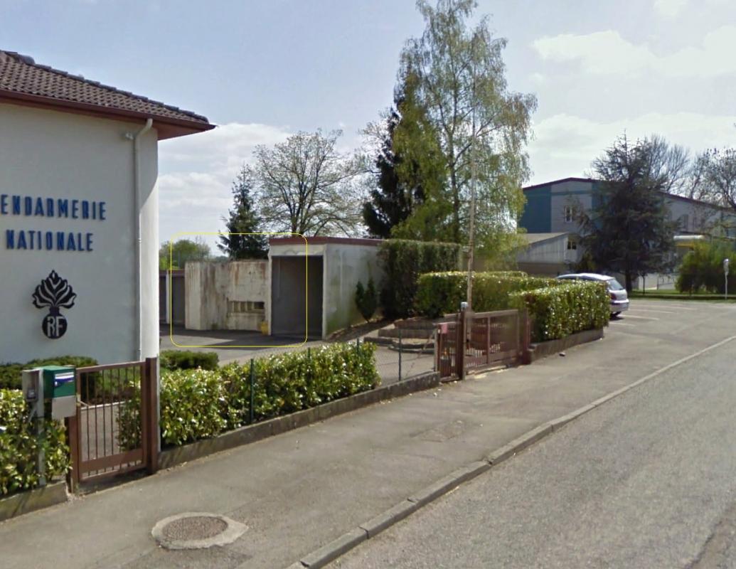 Ligne Maginot - CAMP de ZIMMING 4 (Blockhaus pour canon) -  - Google Streetview