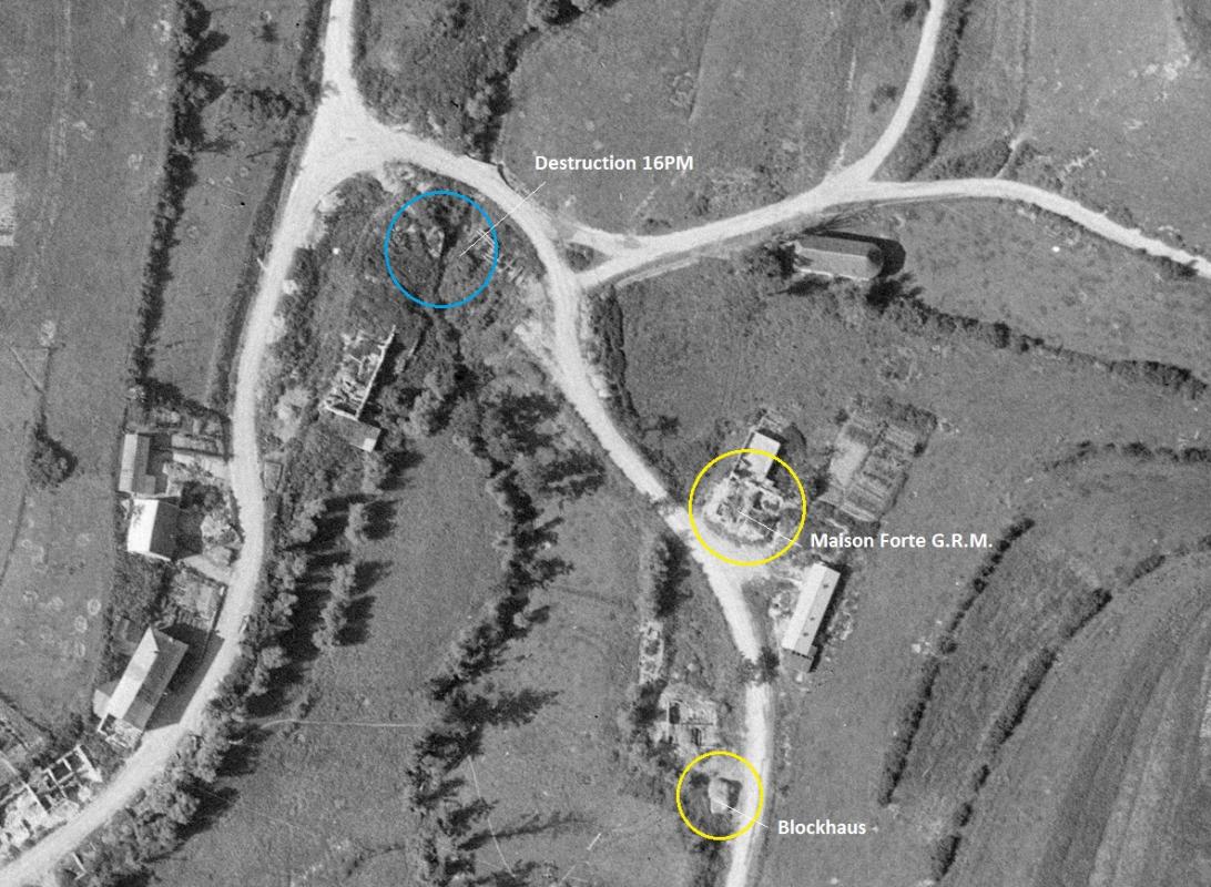 Ligne Maginot - GUIDERKIRCH (Blockhaus pour arme infanterie) -  - Geoportail - IGN 1947