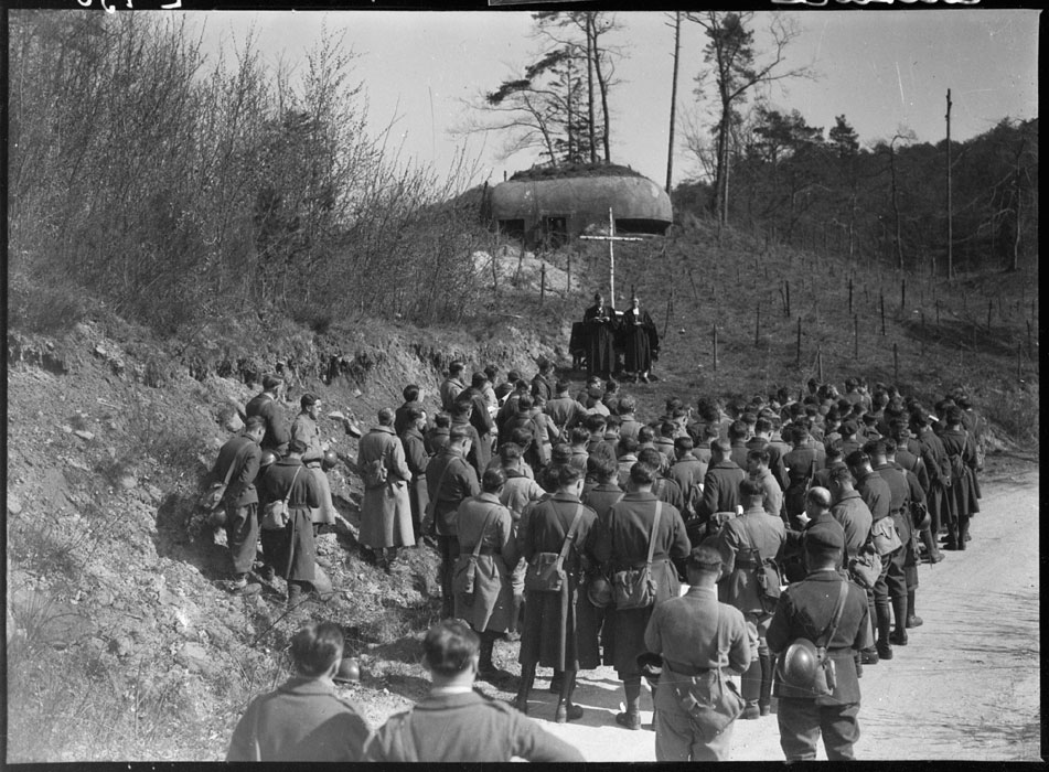 Ligne Maginot - PFAFFENSCHLICK SUD - (Blockhaus pour arme infanterie) - Photo d'époque, présumée comme étant une vue du  blockhaus du Pfaffenschlick Sud - Inconnu
