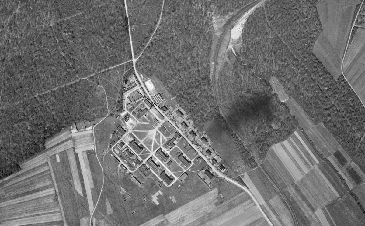 Ligne Maginot - TETING CAMP - (Camp de sureté) -  - IGN - Géoportail 1955