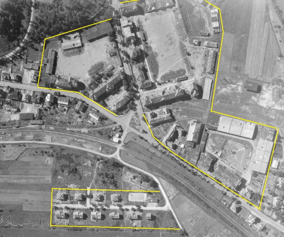Ligne Maginot - CASERNE JOUARD (Camp de sureté) - Etat en 1946 - Geoportail - IGN 1946
