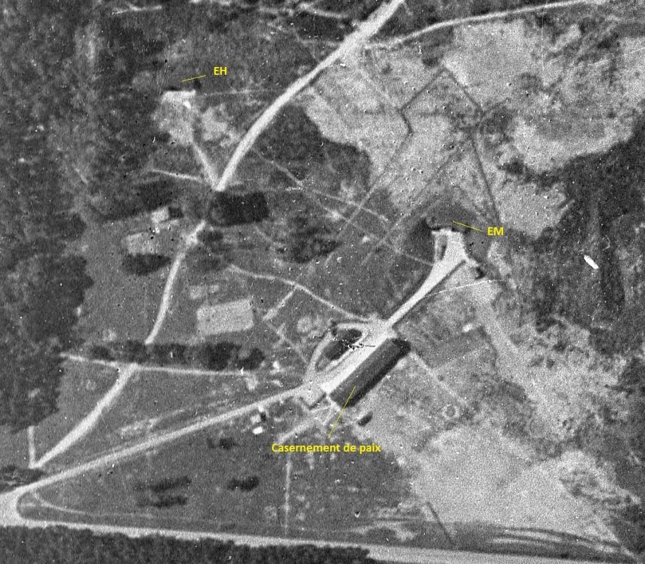 Ligne Maginot - Casernement de paix du GRAND HOHEKIRKEL -  - IGN