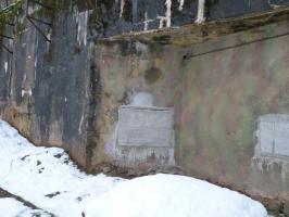 Ligne Maginot - SCHIESSECK - (Ouvrage d'artillerie) - Entrée munitions
Les créneaux murés