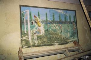 Ligne Maginot - LANGENSOULTZBACH - (Camp de sureté) - Batiment C
Peinture murale