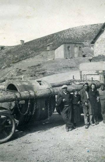 Ligne Maginot - COL DE RESTEFOND (RD) - (Ouvrage d'infanterie) - L'acheminement des cuirassements vers les chantiers de Restefond