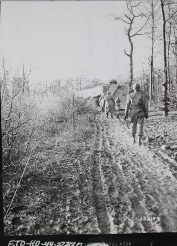 Ligne Maginot - ACA3 - BAMBESCH - (Casemate d'artillerie) - Photo prise lors de l'avancée américaine en 1944 - Inconnu - NARA