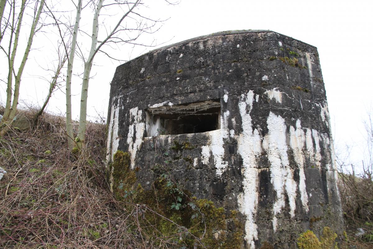 Ligne Maginot - PONT CANAL NORD - (Blockhaus pour arme infanterie) - Face créneau - Alain Perouffe