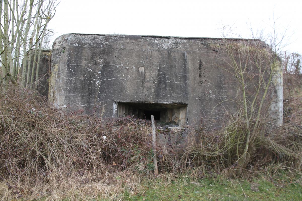 Ligne Maginot - PONT CANAL SUD - (Blockhaus pour arme infanterie) - Façade - Alain Perouffe