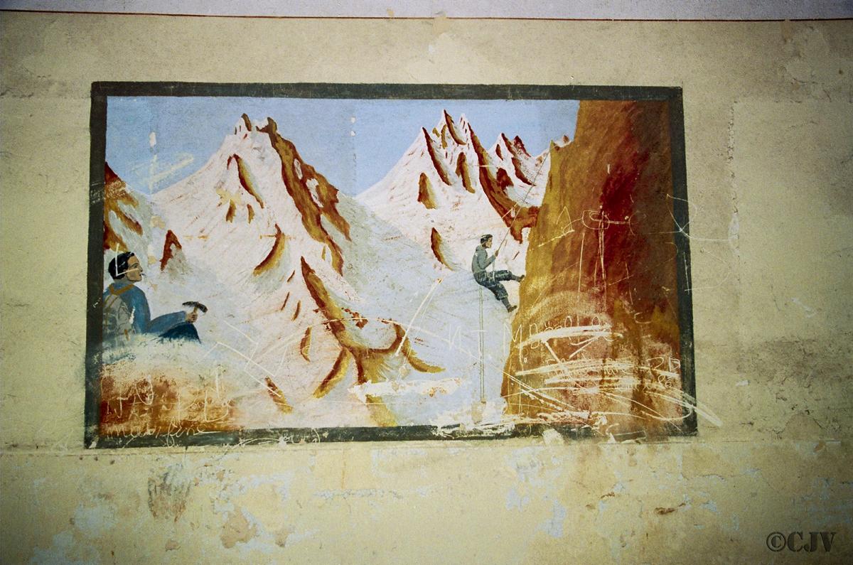 Ligne Maginot - LANGENSOULTZBACH - (Camp de sureté) - Batiment C
Peinture murale - Lia VERMEULEN