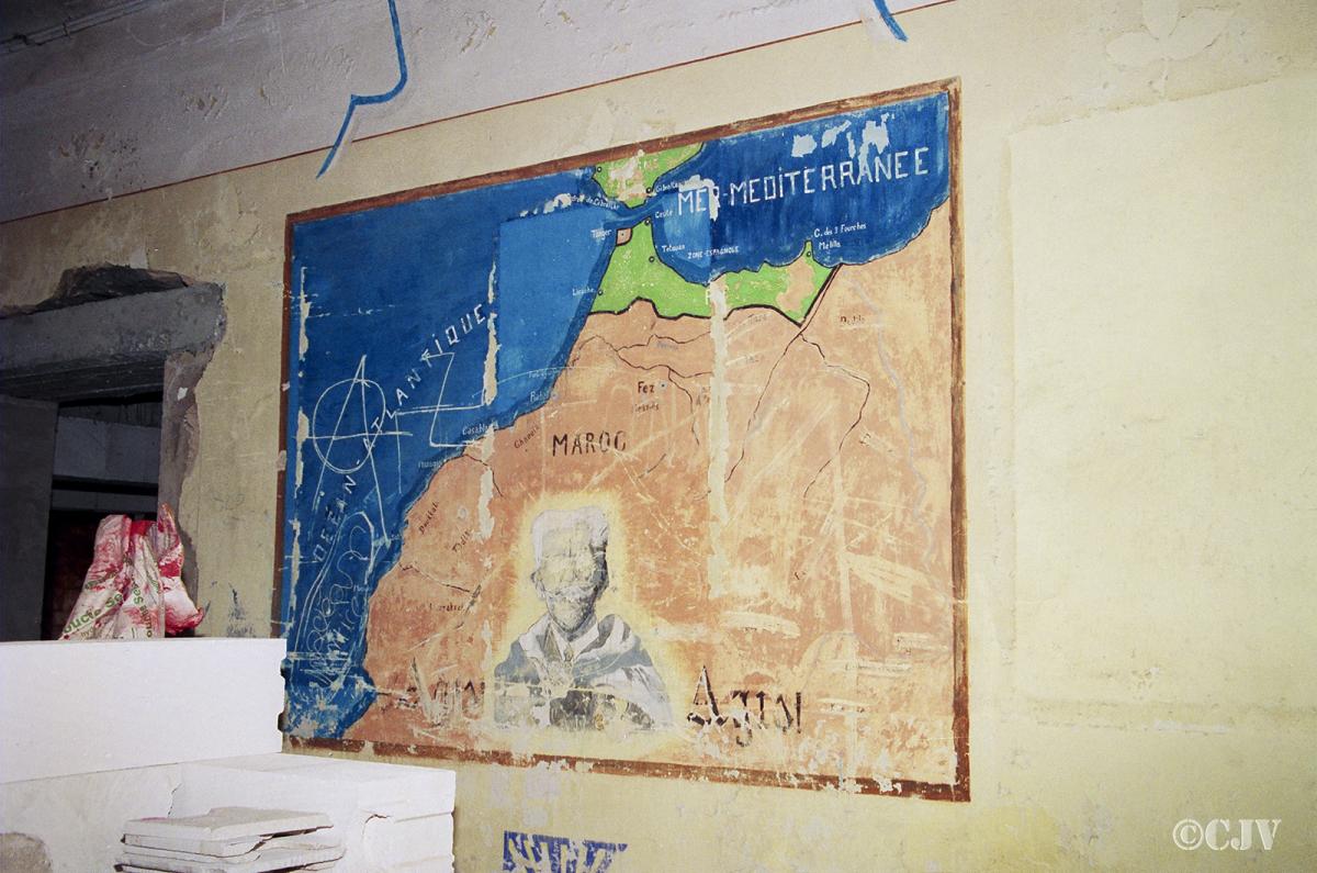 Ligne Maginot - LANGENSOULTZBACH - (Camp de sureté) - Batiment C
Peinture murale - Lia VERMEULEN