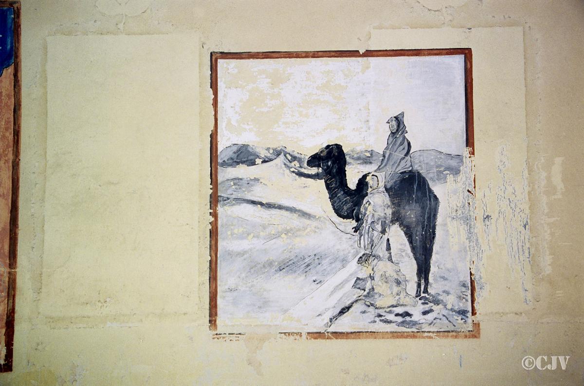 Ligne Maginot - LANGENSOULTZBACH - (Camp de sureté) - Batiment C
Peinture murale - Lia VERMEULEN