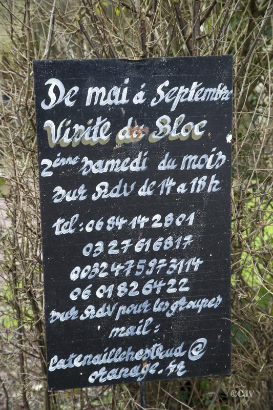 Ligne Maginot - B721 - TRIEUX du CHENEAU (Blockhaus pour canon) - Informations début 2016 - Lia VERMEULEN