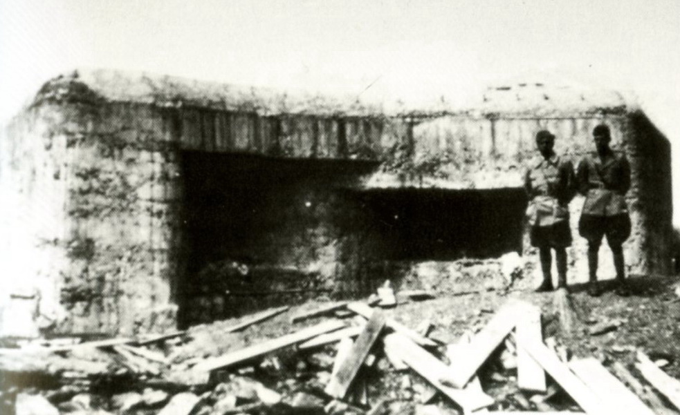 Ligne Maginot - LES ARCELLINS A2 - (Blockhaus pour canon) - Après les combats - Inconnu