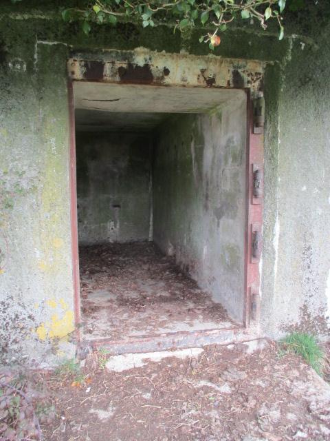 Ligne Maginot - B534 - LA WARPE NORD - (Blockhaus pour canon) - Porte d'entrée du blockhaus. - Smardz Félix