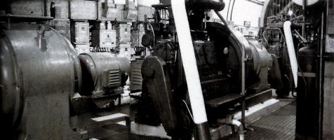 Ligne Maginot - COL DE BROUIS (CDB) - E01 - (Ouvrage d'infanterie) - L'usine électrique 
Moteurs SMIM  deux cylindres type 2 SR 19 (50CV)