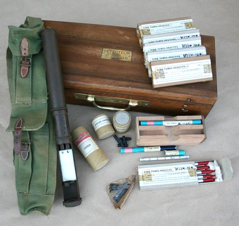 Ligne Maginot - Detecteur de CO modèle 36 - Le coffret complet avec le détecteur et ses rechanges