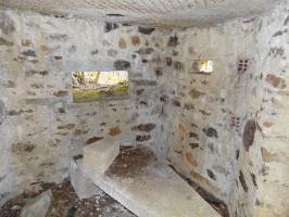 Ligne Maginot - BA106 - ROUTE DE REVIN 3 - (Blockhaus pour arme infanterie) - Créneaux Hotchkiss droite et Obs/FM