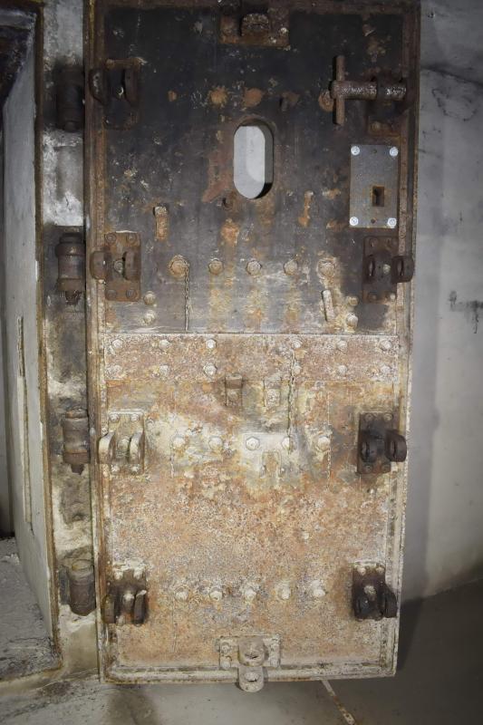 Ligne Maginot - SPORENINSEL - (Casemate d'infanterie - Double) - Porte blindée de l'entrée - D. Froehly
