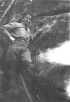 Ligne Maginot - Observatoire du Bunschel Haut - Le MDL chef Maurice Mathieu commandant l'observatoire en 1939 ou 1940