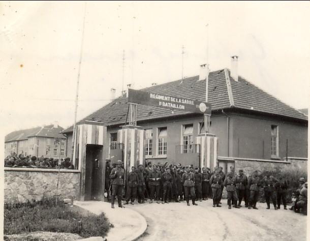 Ligne Maginot - OERMINGEN - (Camp de sureté) - Photo prise en 1940, le camp sert de centre pour les troupes prisonnières - Inconnu