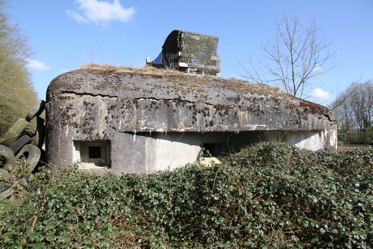Ligne Maginot - Blockhaus B730 - FERME CLAVON - Façade sud - Alain Perouffe