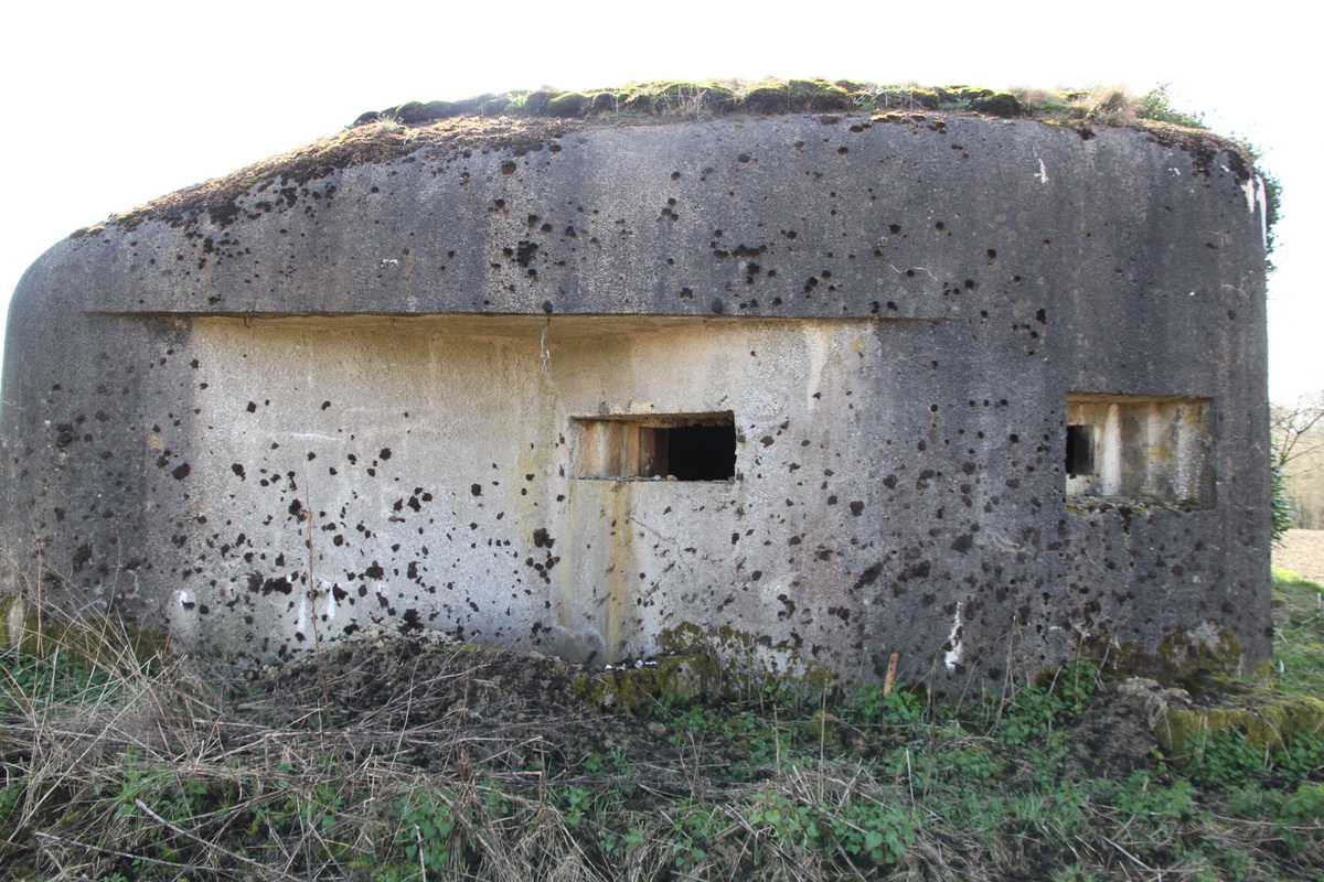 Ligne Maginot - B727 - FILS DE FER - (Blockhaus pour canon) - Façade nord - Alain Perouffe