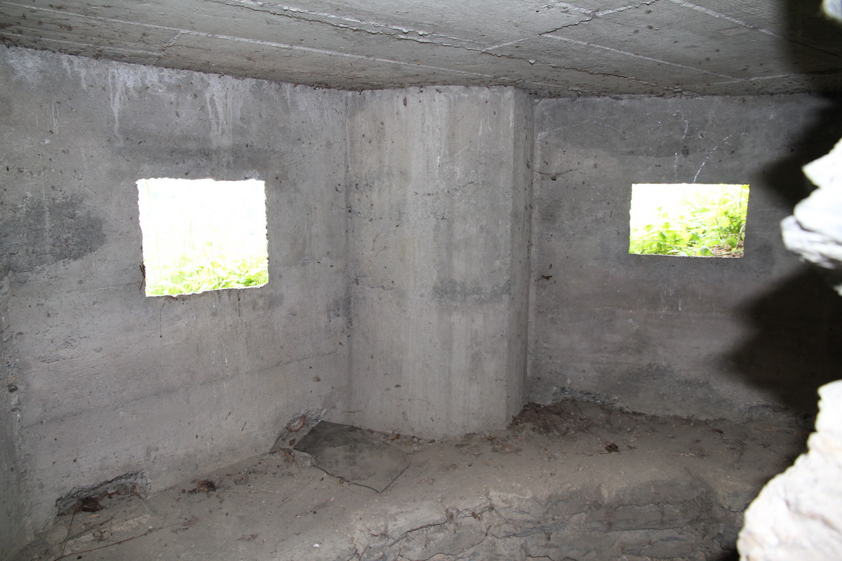 Ligne Maginot - VILLAROGER - HARICOT SUD 1 - (Blockhaus pour arme infanterie) - Chambre de tir - Alain Perouffe