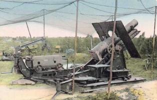 Ligne Maginot - Mortier  SCHNEIDER Creusot de 280 mm mle 1914 - Mortier SCHNEIDER Creusot de 280 mm mle 1914 similaire à celui en place à Poet Morand