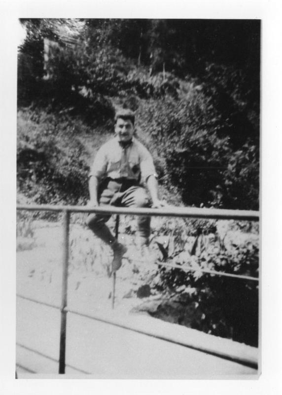 Ligne Maginot - SAINT ROCH - (Casernement) - Passerelle d'accès au potager et aux casernements. - inconnu - Collection Alain Loviny