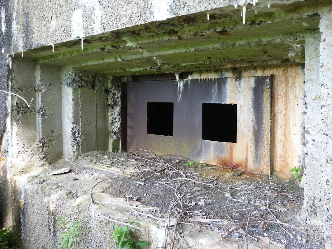 Ligne Maginot - A117 - PASSE D'ANOR - (Blockhaus pour canon) - Flanquement Sud - JMBrams