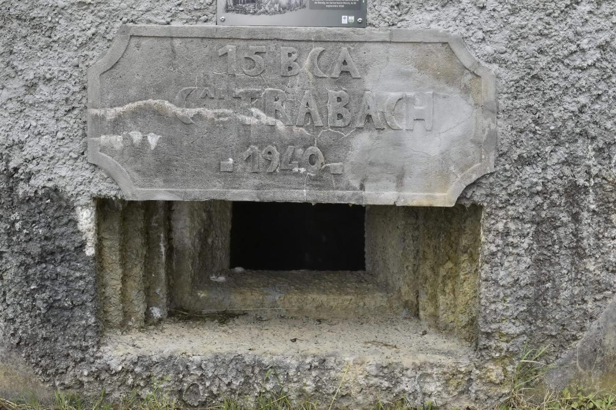 Ligne Maginot - CAPORAL TRABACH - (Blockhaus pour arme infanterie) - Cartouche restauré - D.Froehly