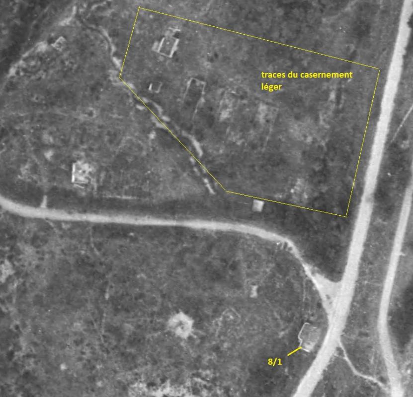Ligne Maginot - CHALAMPE - (Casernement) -  - IGN - Géoportail 1947