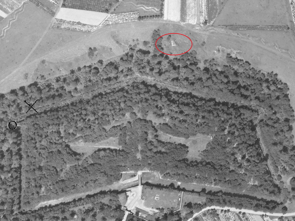 Ligne Maginot - FORT FOCH GLACIS -  - IGN - Géoportail 1950