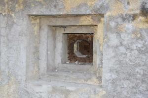 Ligne Maginot - GALGENBERG - A15 - (Ouvrage d'artillerie) - Entrée des hommes
Créneau FM central