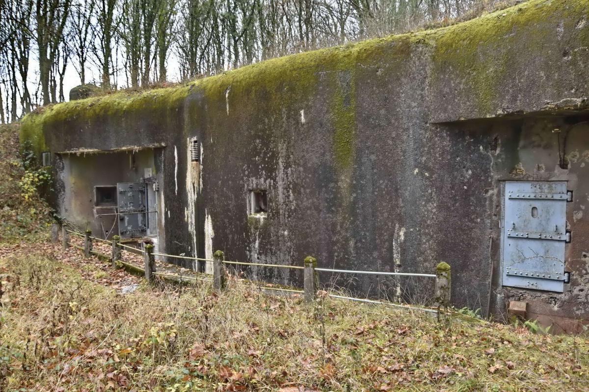 Ligne Maginot - BOIS DE CATTENOM - X14 - (Abri) - Vue sur la partie gauche - D.Froehly