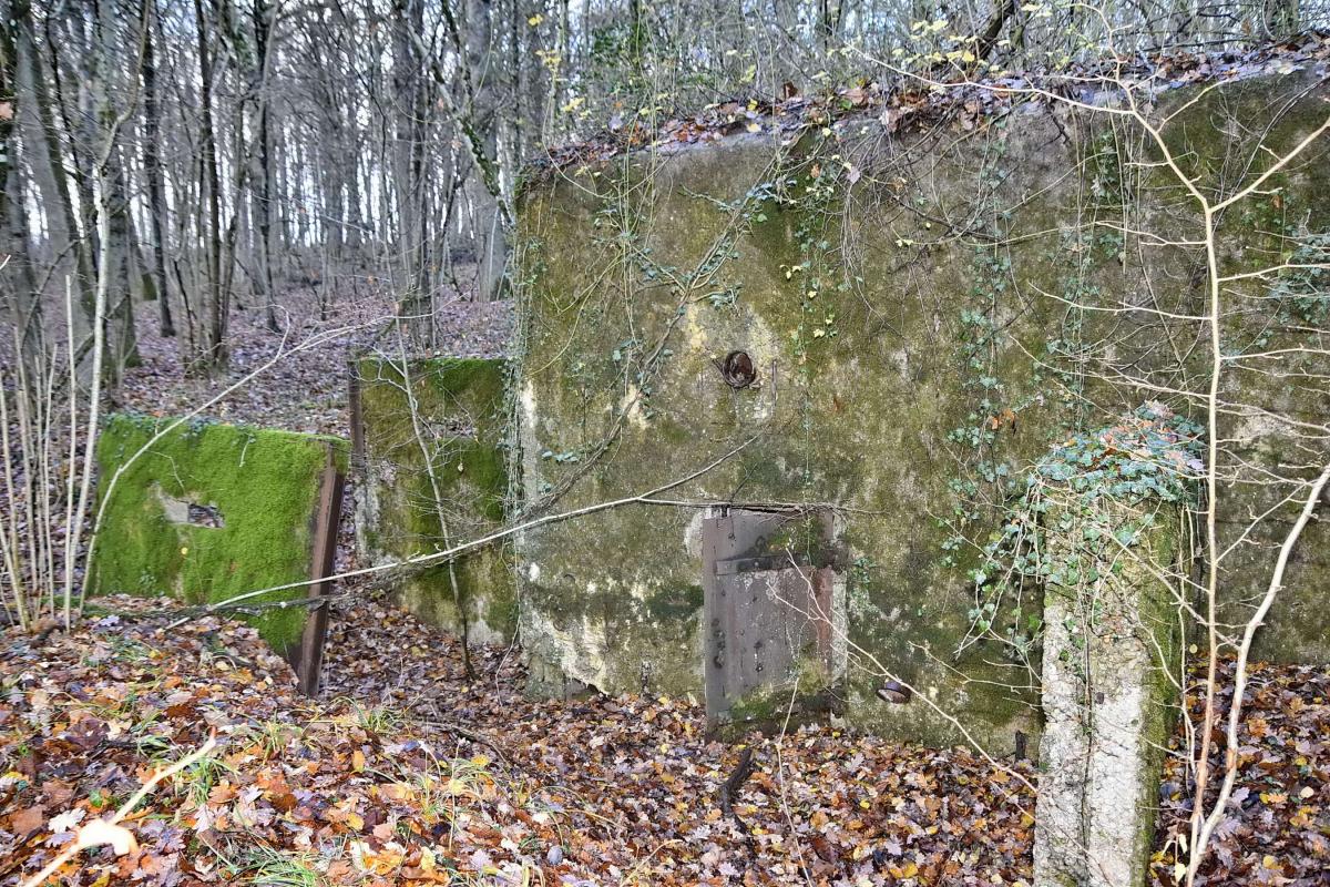 Ligne Maginot - CB202 - RETTELBOURG 1 - (Blockhaus pour canon) - Façade de l'entrée - D.Froehly