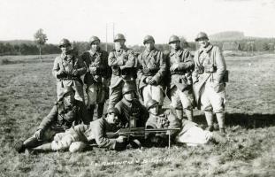 Ligne Maginot - BITCHE - (Camp de sureté) - le 23° RIF en manoeuvre au camp de Bitche en 1930