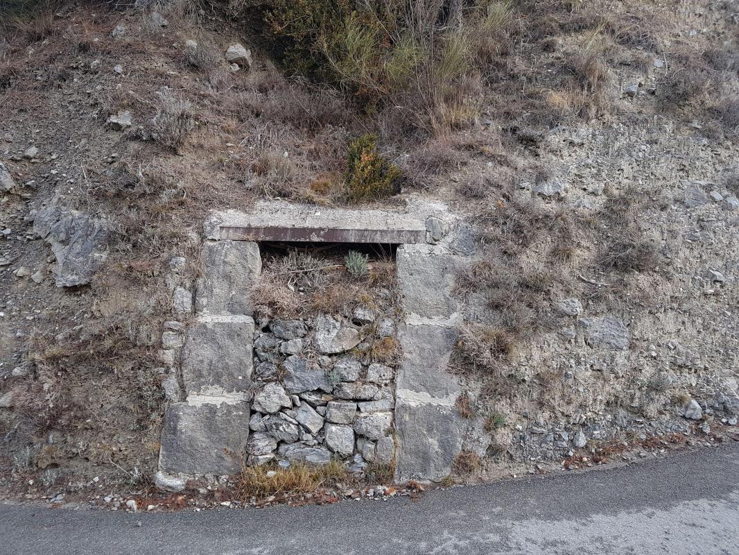 Ligne Maginot - Marie-Central Telephonique isole - Niche en avant du central - Ellena-Cuny