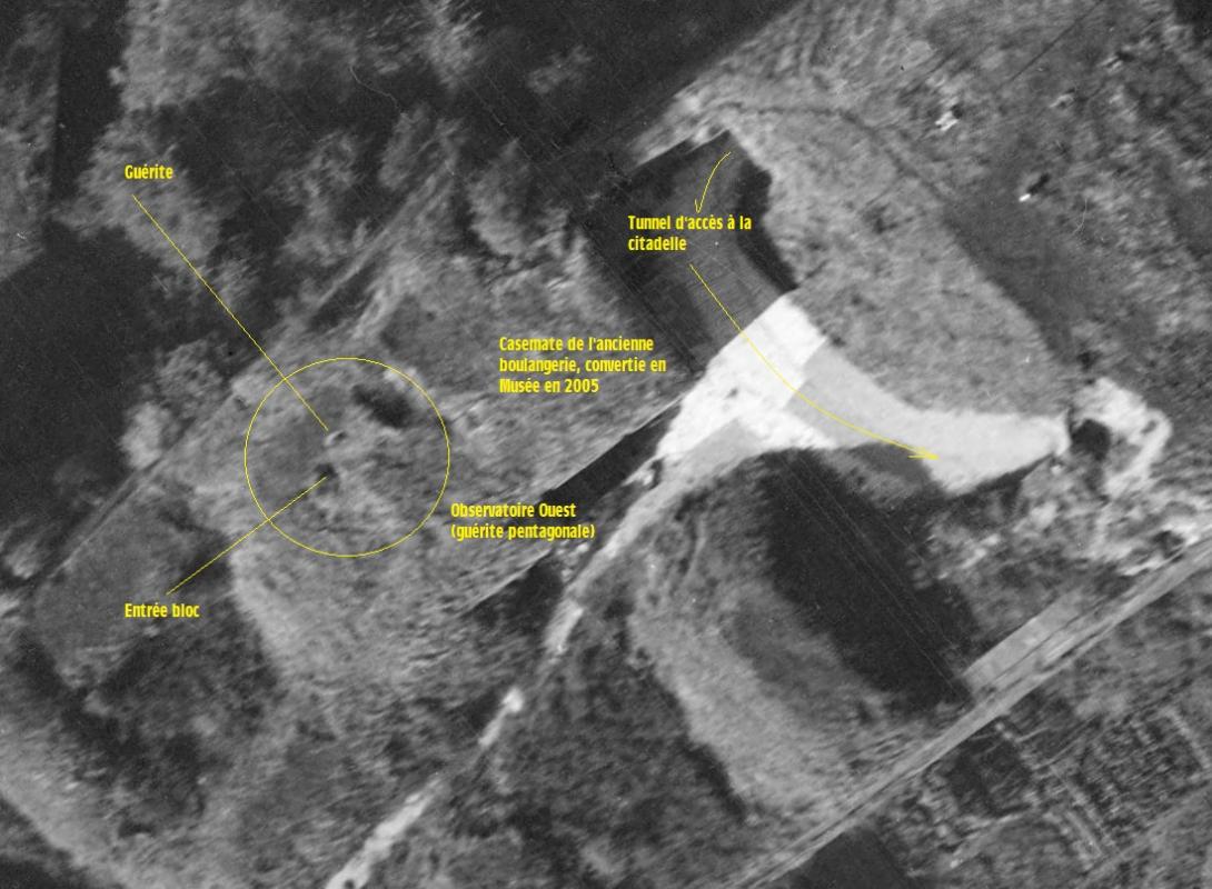 Ligne Maginot - CITADELLE DE BITCHE OUEST - (Observatoire d'infanterie) -  - IGN