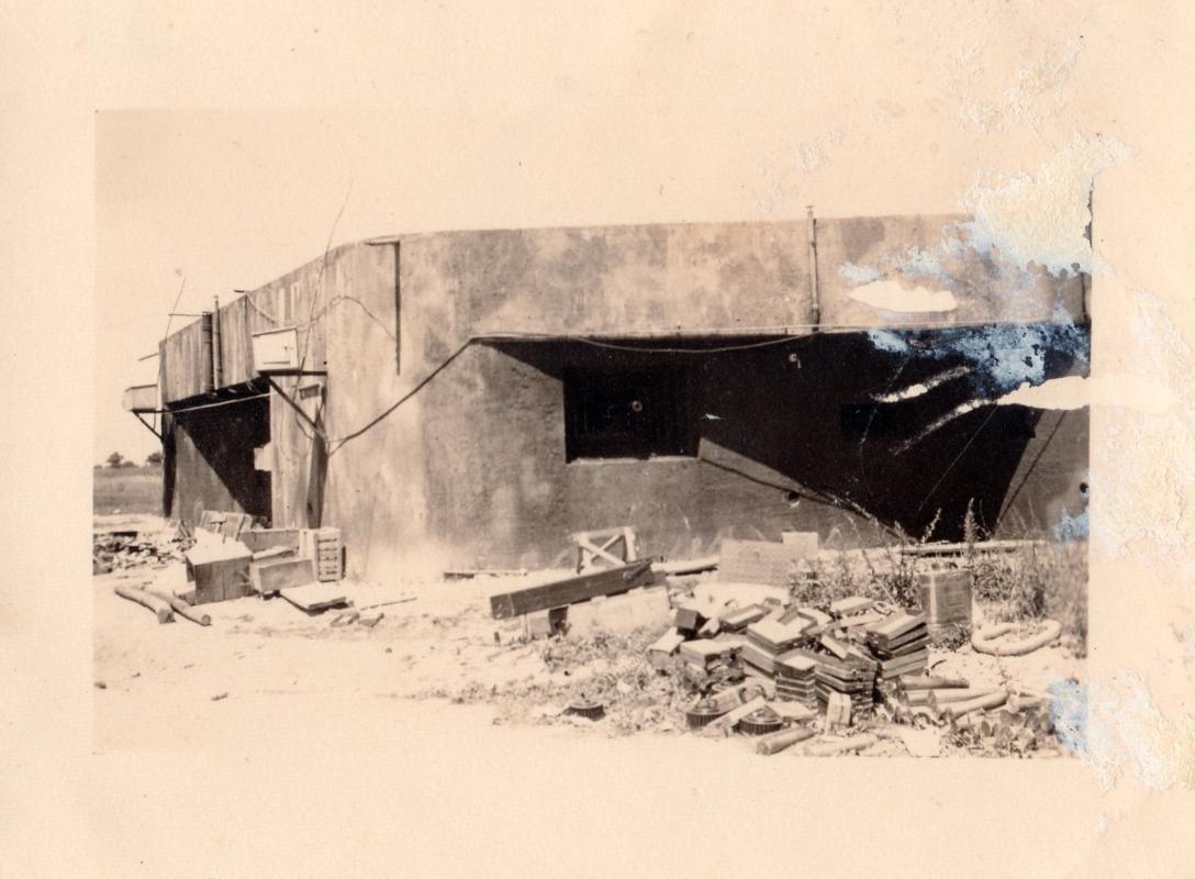 Ligne Maginot - 45/3 - ALGOLSHEIM SUD - (Casemate d'infanterie - double) - Vue de la chambre de tir sud - Inconnu