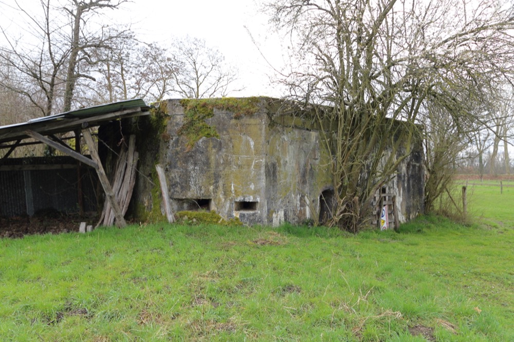 Ligne Maginot - GERSTHEIM 3 (TêTE DE PONT DE ) - (Blockhaus pour arme infanterie) - La facade nord-ouest - Les Gardiens du Rhin