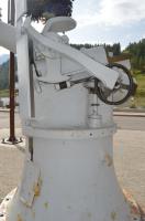 Ligne Maginot - MONTGENEVRE COL - CANON DE 95 DE CôTE POUR BLOC 8 DU JANUS - (Divers) - Canon de 95mm de côte semblable à ceux du  bloc 8 du JANUS visible au col du Montgenèvre
Seul le bouclier provient de l'ouvrage