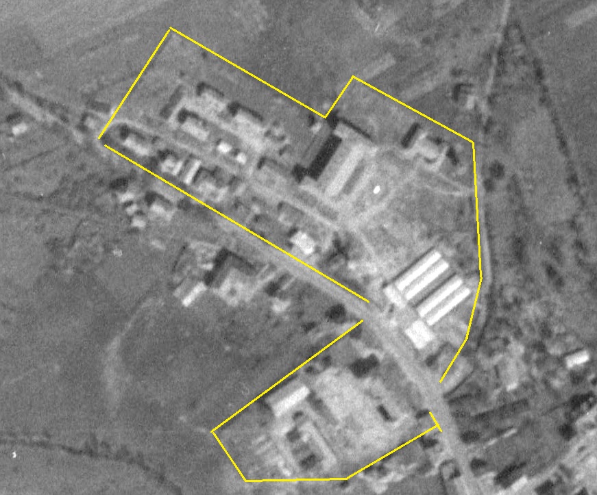 Ligne Maginot - PUTTELANGE - (Camp de sureté) -  Photo aérienne de 1948, montrant le développement du camp de sureté - IGN